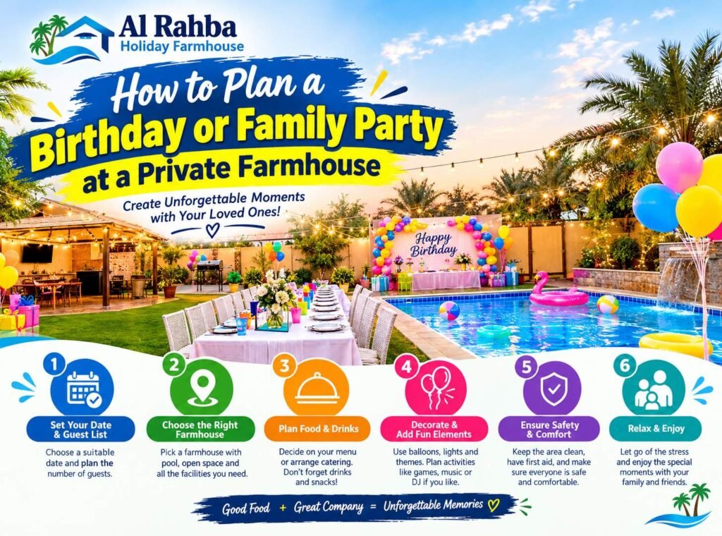 How to Plan a Birthday or Family Party at a Private Farmhouse