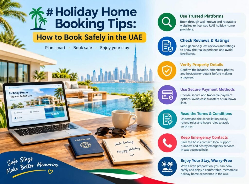 Holiday Home Booking Tips: How to Book Safely in the UAE